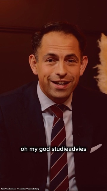 Tom Van Grieken: Zijn beste studieadvies