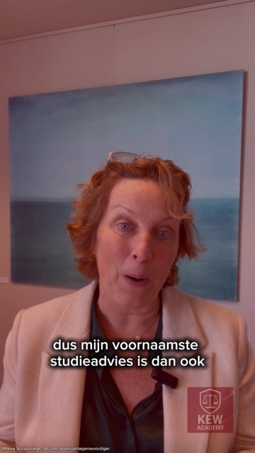Mieke Schauvliege: Haar beste studieadvies