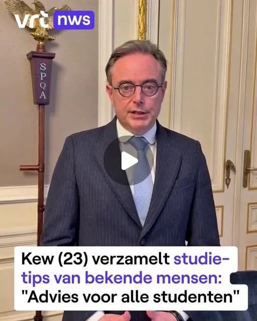 VRT NWS: Kew (23) verzamelt studietips van bekende mensen: “Advies voor alle studenten”